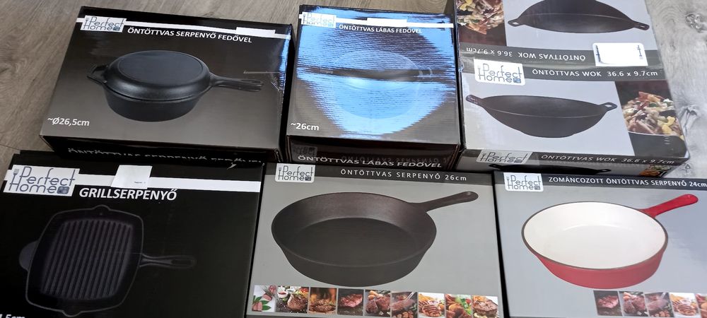 Tigaie fontă cu capac fontă 2 în 1 ,promo 169  lei