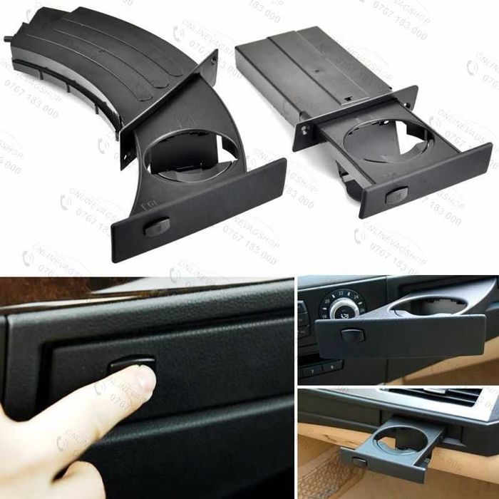 Suport pahare fixare bord BMW seria 5 E60 E61 an fabricatie 2004-2011