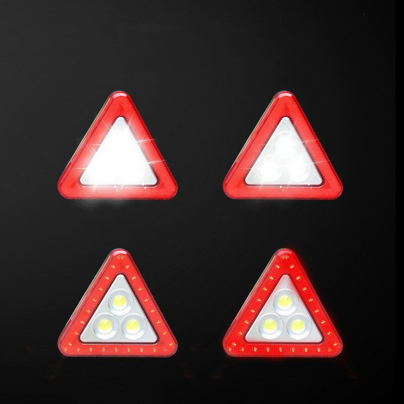 Електронен LED авариен триъгълник- лампа 5в1 мултифункционален
