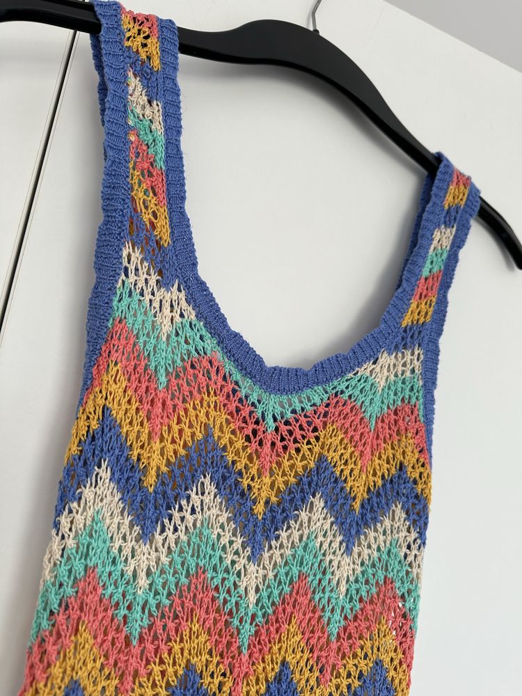 Rochie tricotata de plaja