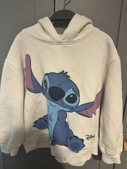 Бежов суичър ZARA -Stitch 120 см