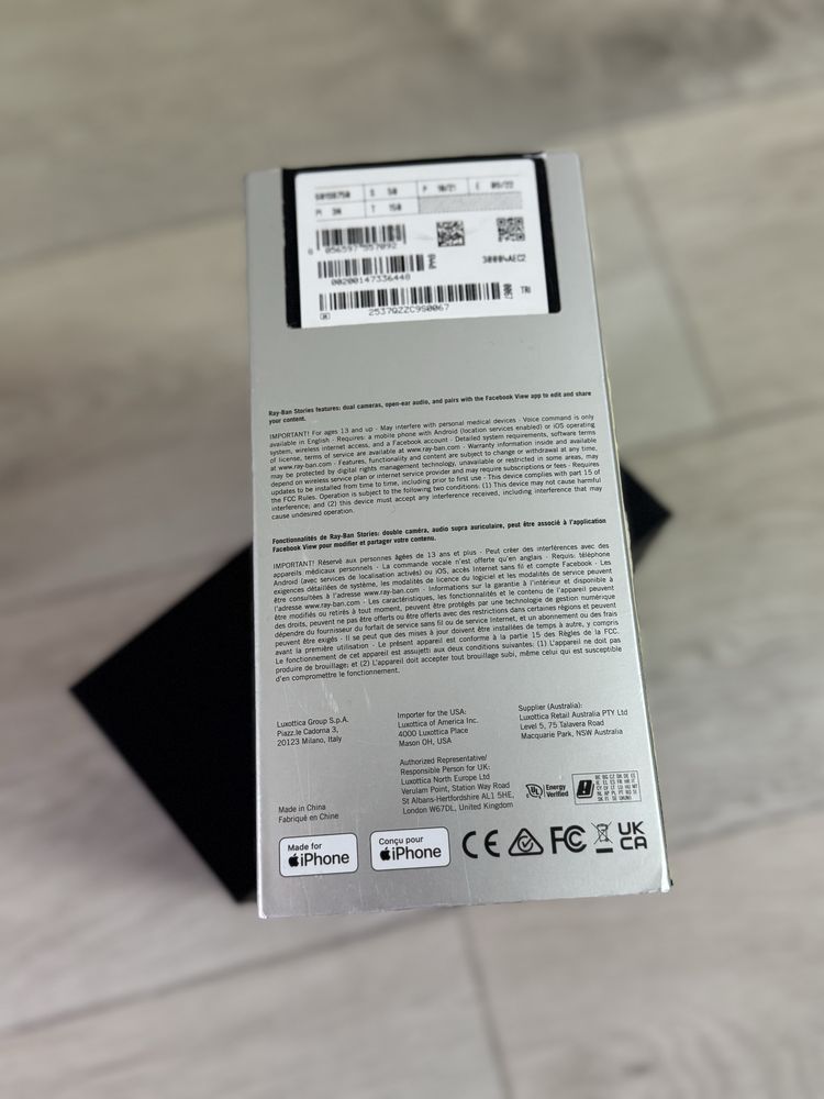 Умные очки Ray-Ban Meta Smart Glasses