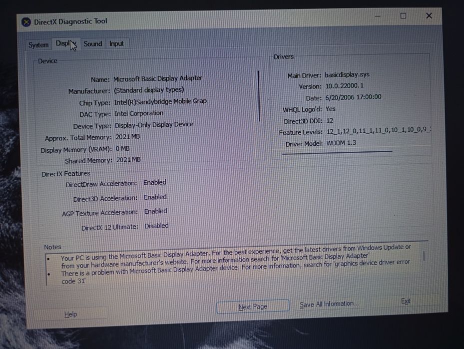 HP Pavilion G7 laptop