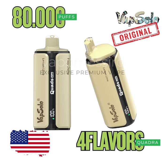 3 bucati Vapsolo Quads Vape 4 in 1 Superior 80.000 puffs !
