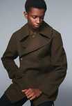 Trench Jil Sander, Wool Blended Oversized, size L