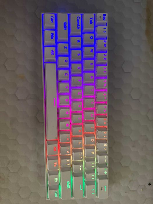 Tastatura Gaming Redragon k530 dragonic pro Rgb White Wireless