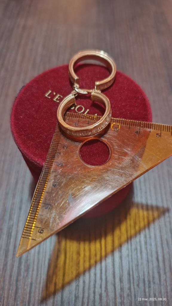 Cercei aur 14k, 7.56g, model elegant