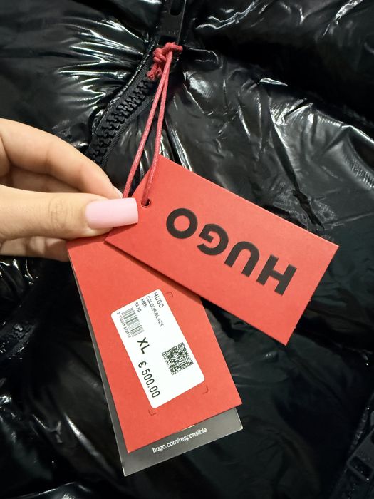 Geaca lucioasa groasa Hugo