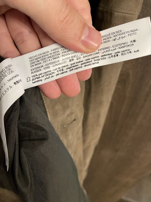 geaca piele Massimo Dutti