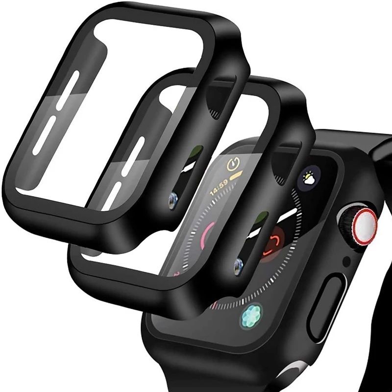 Протектор за часовник Apple Watch 8 7 6 SE 5 4 45 / 41 40 44 + стъклен