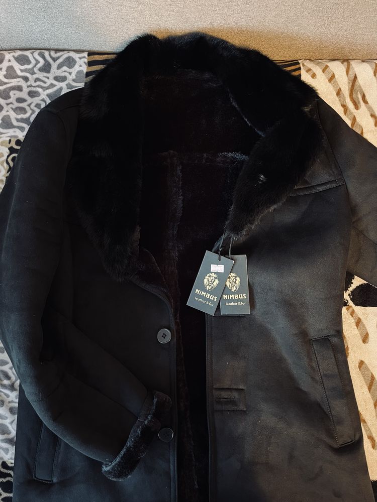 продается дублёнка новый из бренда nimbus leather fur