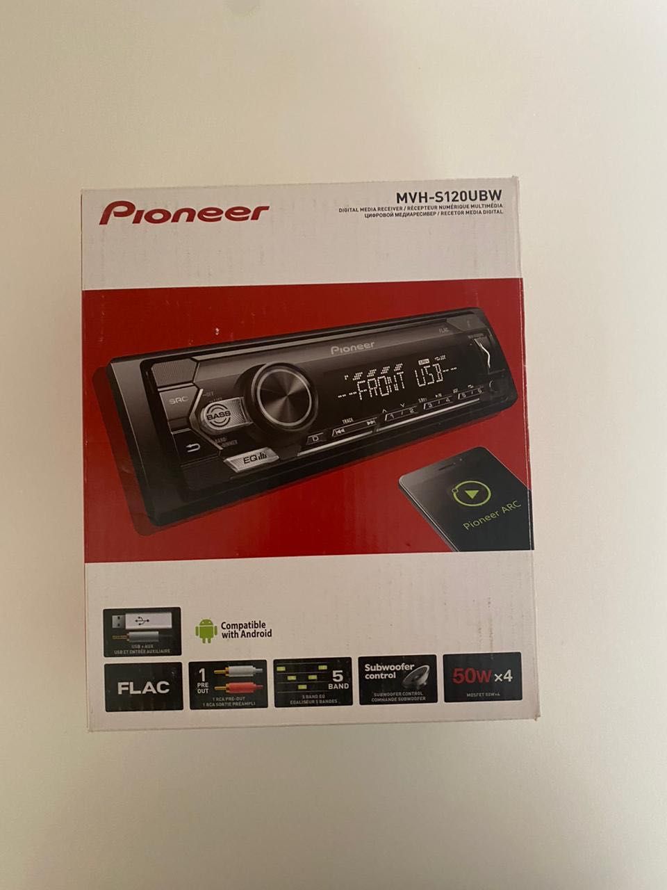 магнитола Pioneer MVH-S120UBW. Оригинал.