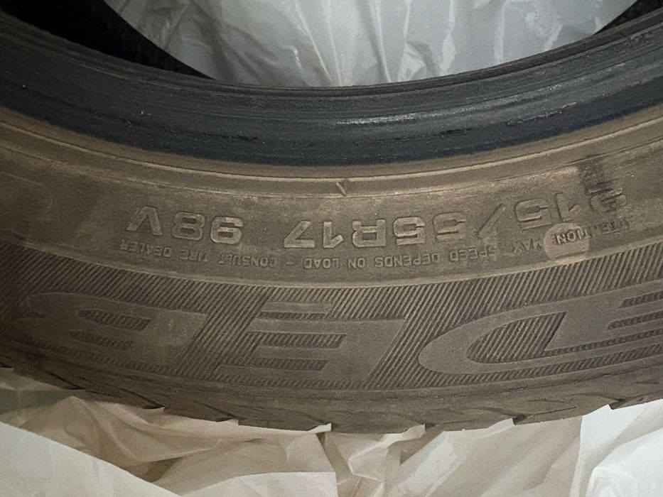 Продавам 4 броя зимни гуми Дебика 17 инча