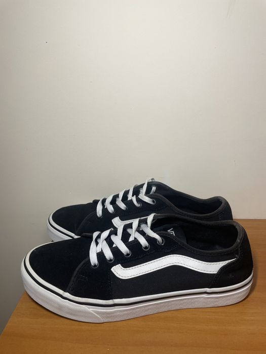sneakers VANS alb-negru, basic