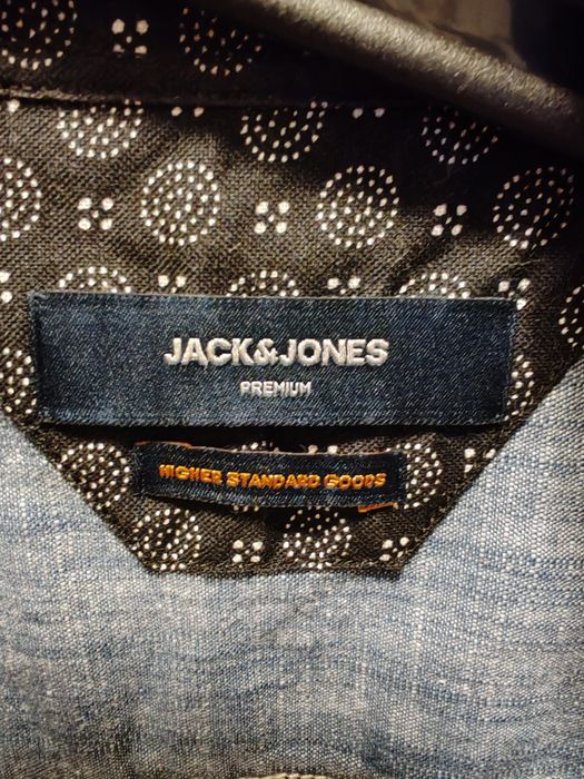 Cămașă Jack & Jones, colecția Premium, neagra, mărimea L slim fit