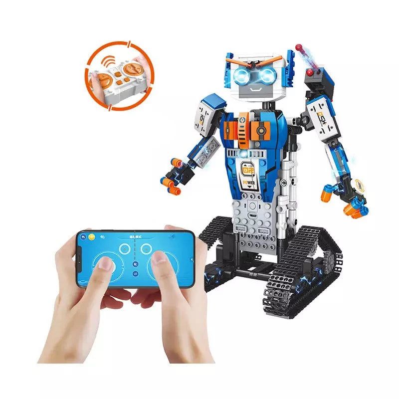 Robot cu telecomanda Andowl FC9002, 477 piese