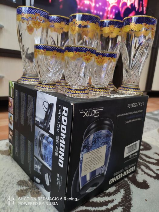 Бокалы.         Рюмки