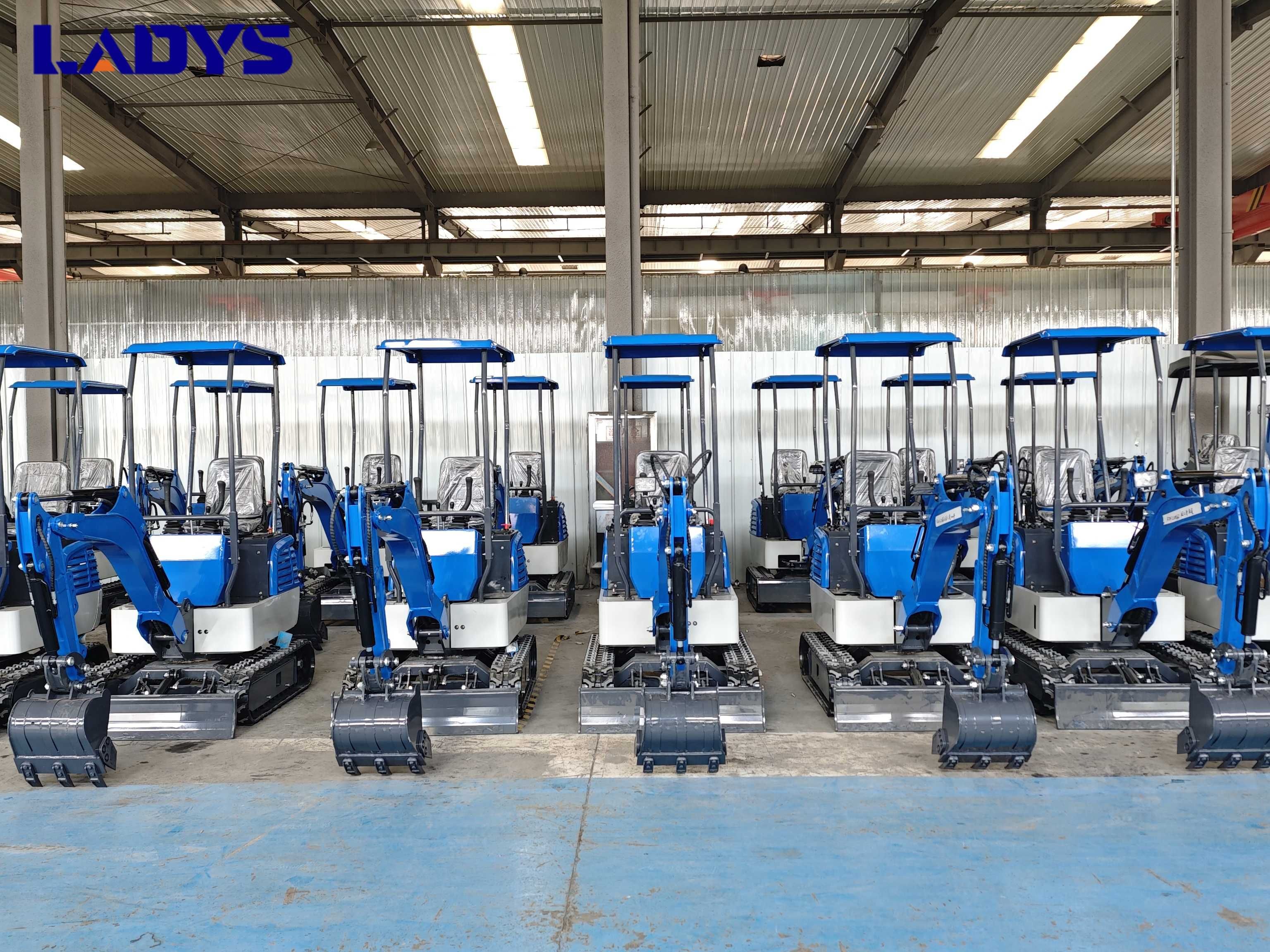 Мини багер LADYS DY12 за продажба, директни продажби от фабриката