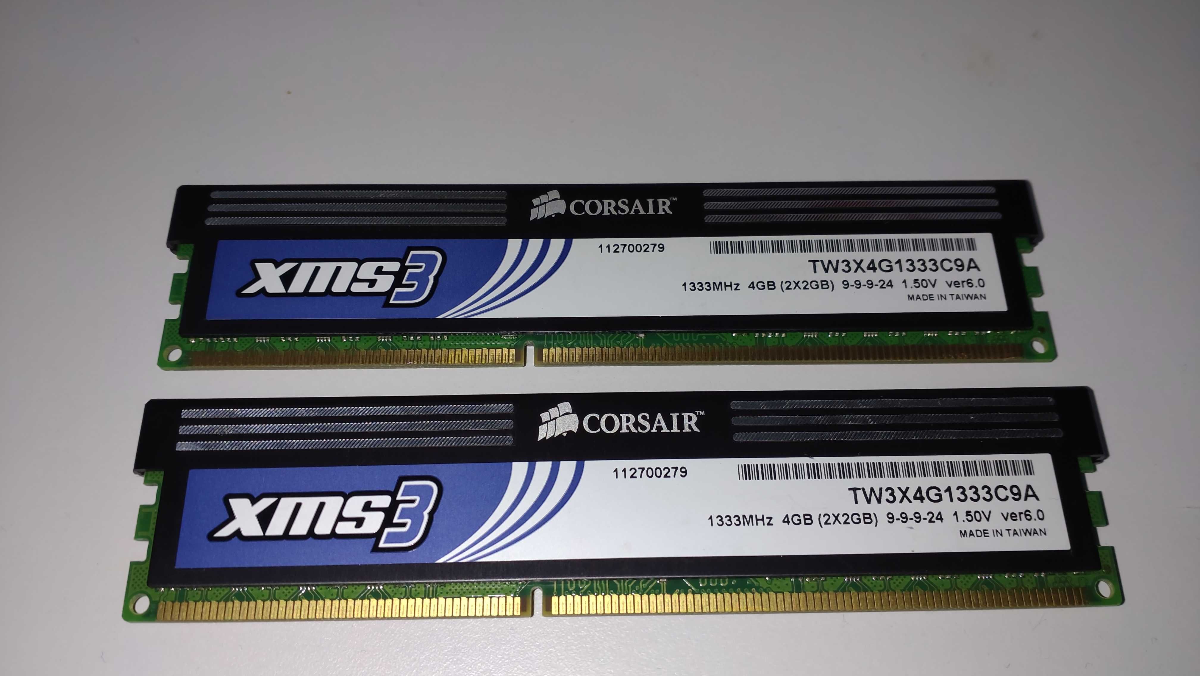 Ram Corsair XMS3 DDR 4GB (2X2GB) Dual kit
