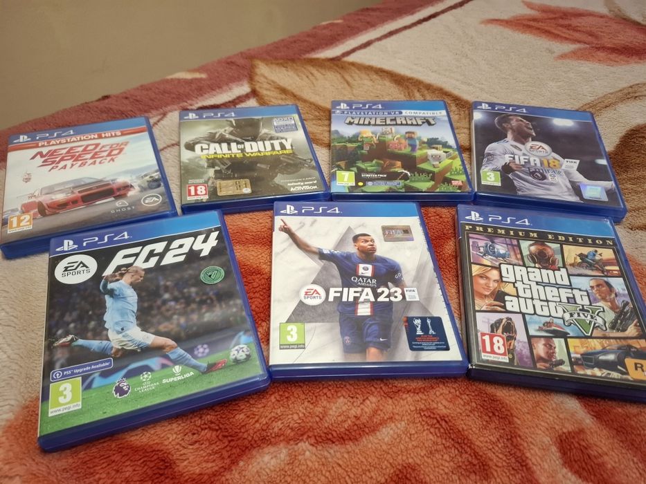 Jocuri PS4 folosite