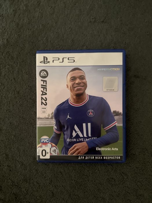 FIFA 22, диск для playstation 5