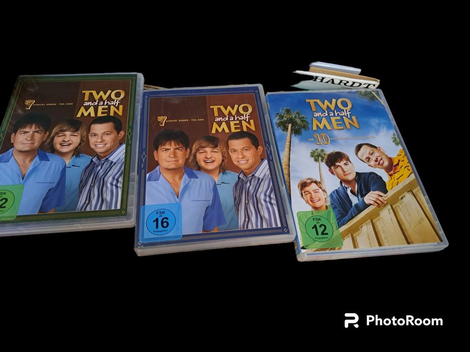 Two and a half Men, 1-7 сезон и 10ти, на немски език dvd