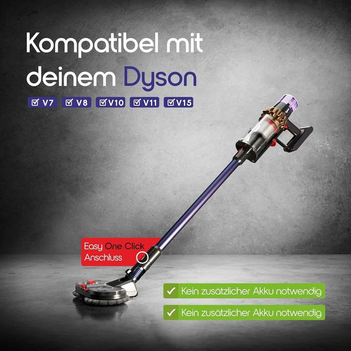 Cap mop electr cu rezervor apa, pt aspirator Dyson,REDUS de la 400Ron