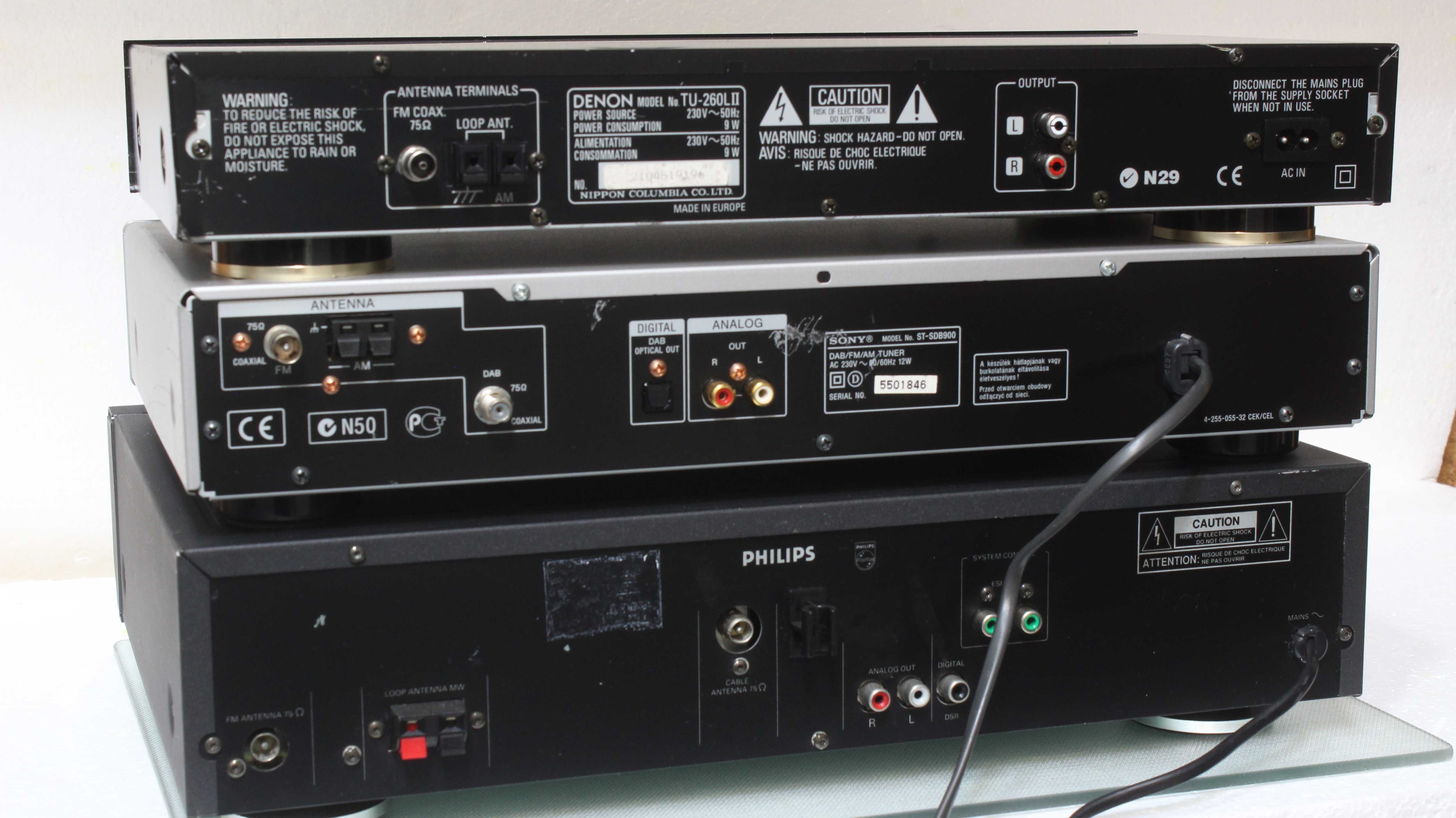Defect ! Tuner Philips,Sony,Denon.
