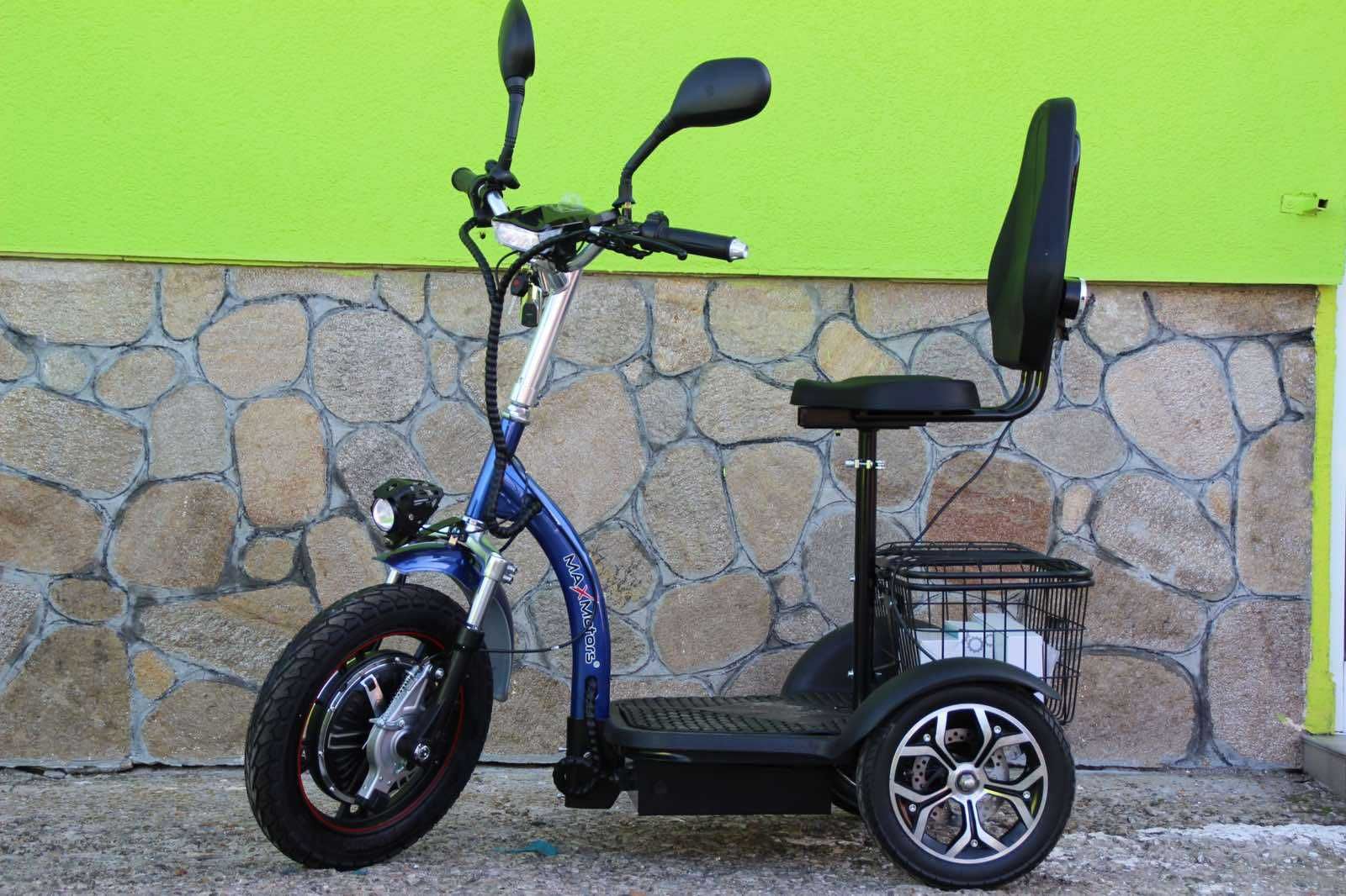 Електрическа Триколка Max Motors А3 BLUE с Предно Предаване 2025