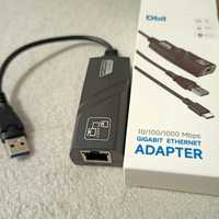 Adaptor USB 3.0 la Placă de rețea Gigabit internet