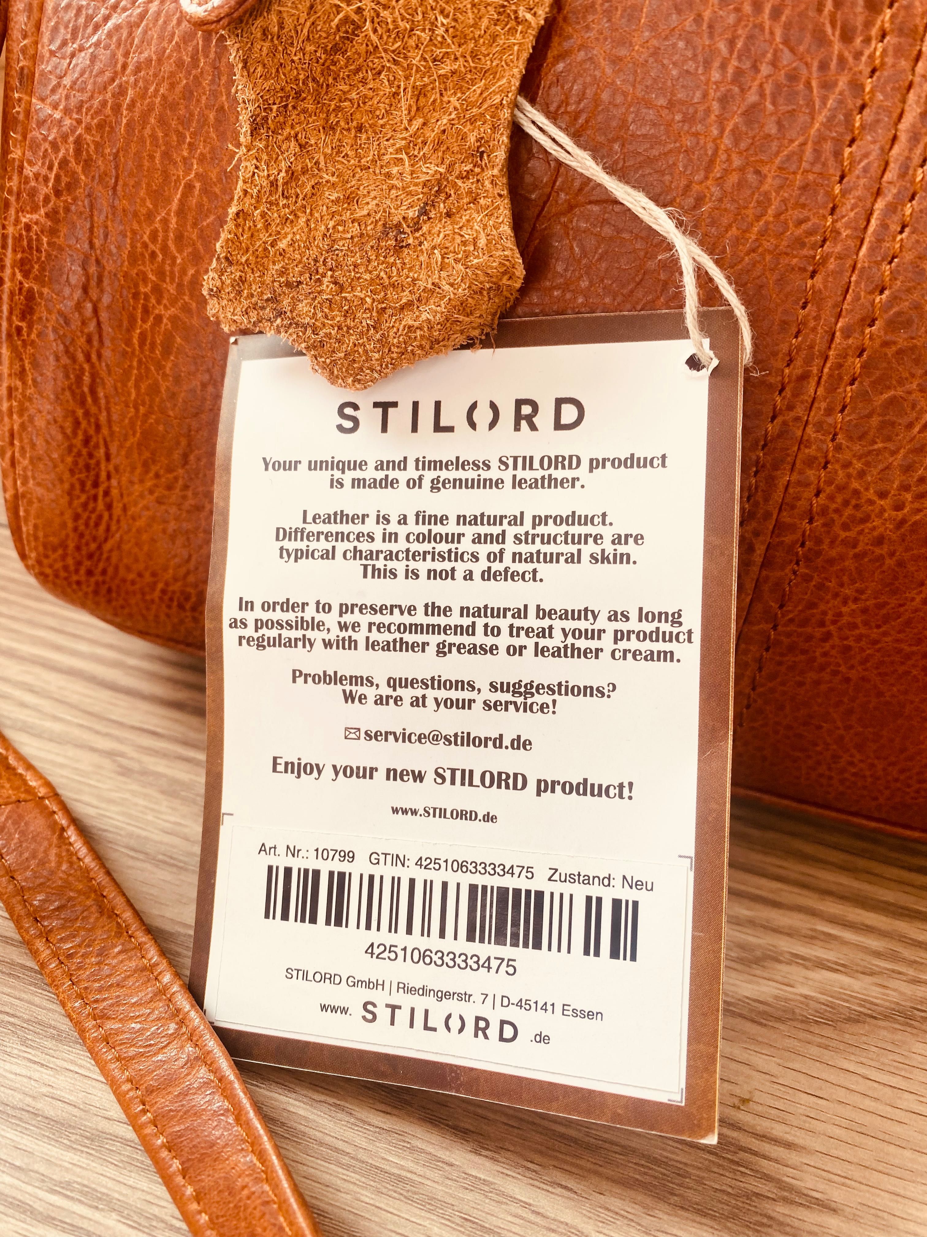 STiLORD Дамска чанта от естествена телешка кожа