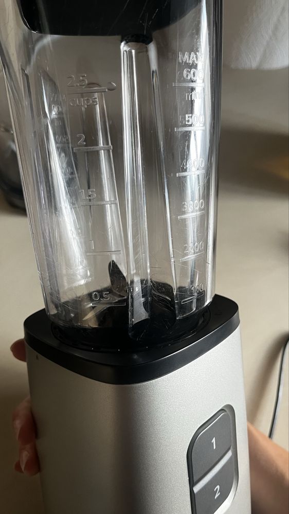 Мини блендер Philips HR2604/80, 350 W, 1 L, 2 скорости
