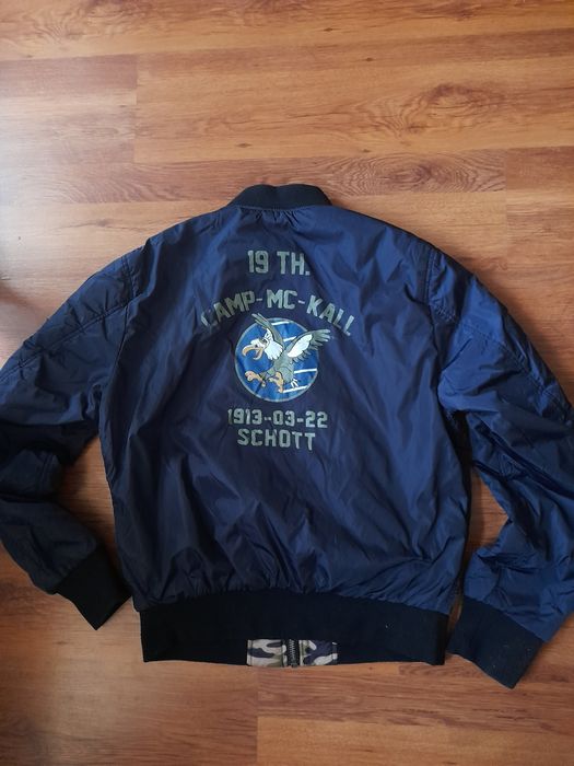 SCHOTT USA мъжки двулицев бомбър M- L размер.