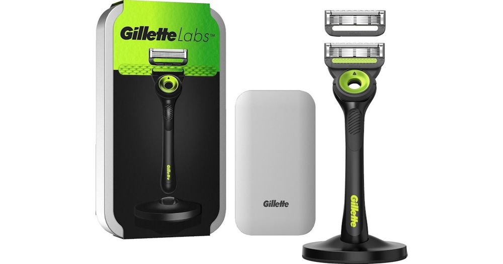 Aparat de ras Gillette Labs Neon Night + carcasa calatorie