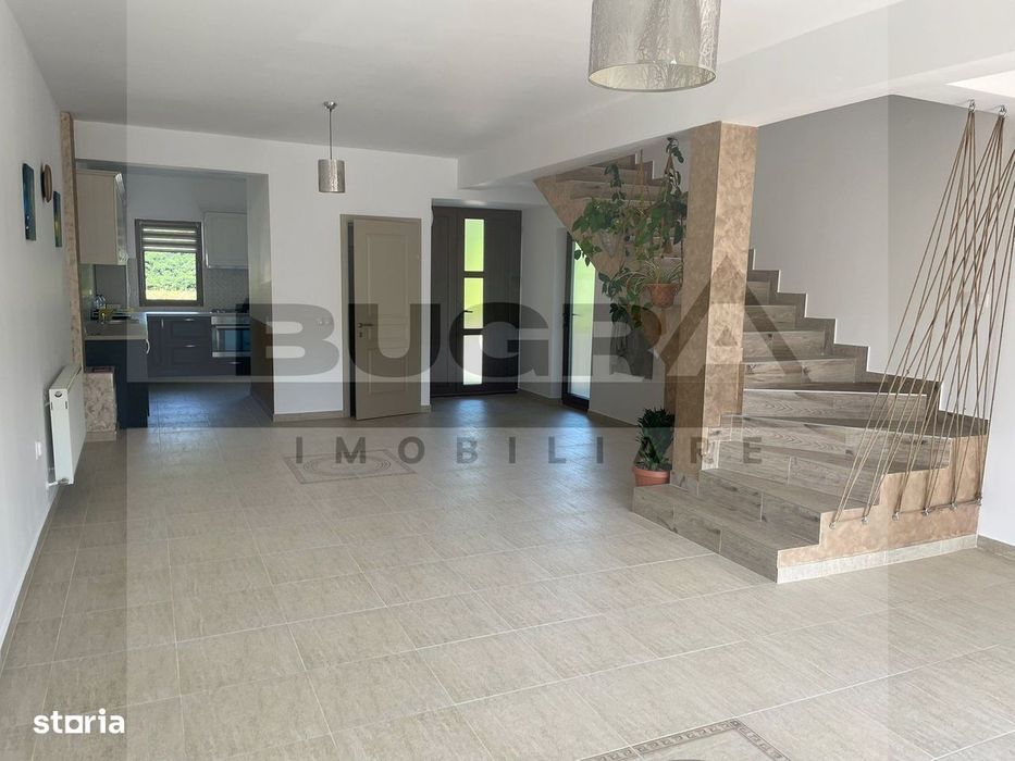 Casa moderna de 220mp, 100mp curte, 3 parcari,zona Feleacului