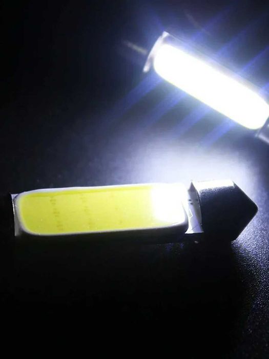Bec interor auto, lampa de citt,set  C5W 12v LED - Transport gratuit