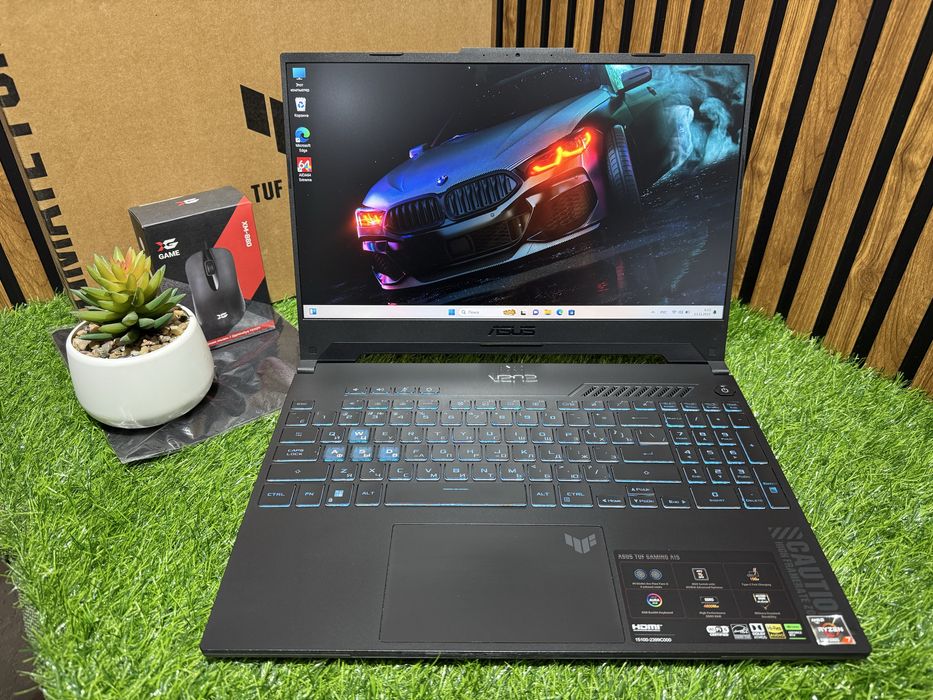 Игровой Ноутбук Asus TUF Gaming A15 Ryzen7-7735|Ram16GB|RTX4050|SSD512