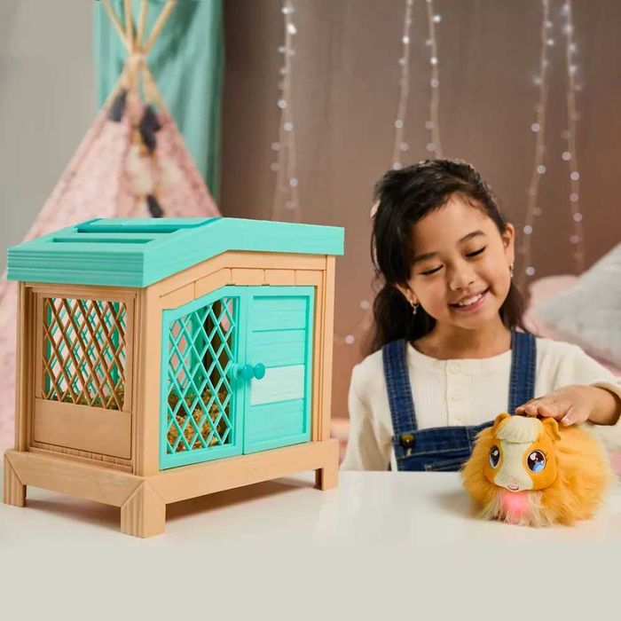 Little Live Pets Морско свинче с 3 изненади Интерактивен Хамстер