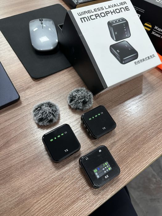 Петличка wireless lavalier microphone