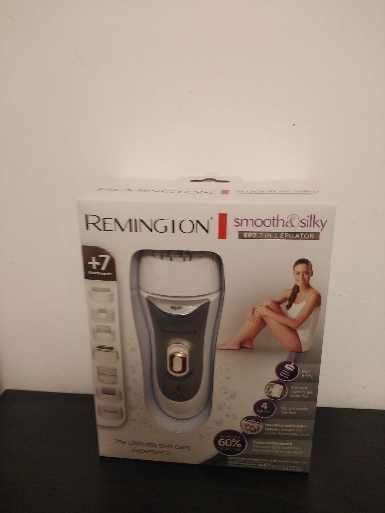 Epilator Remington 7 in 1 Smooth & Silky EP7 EP7700, Acumulator