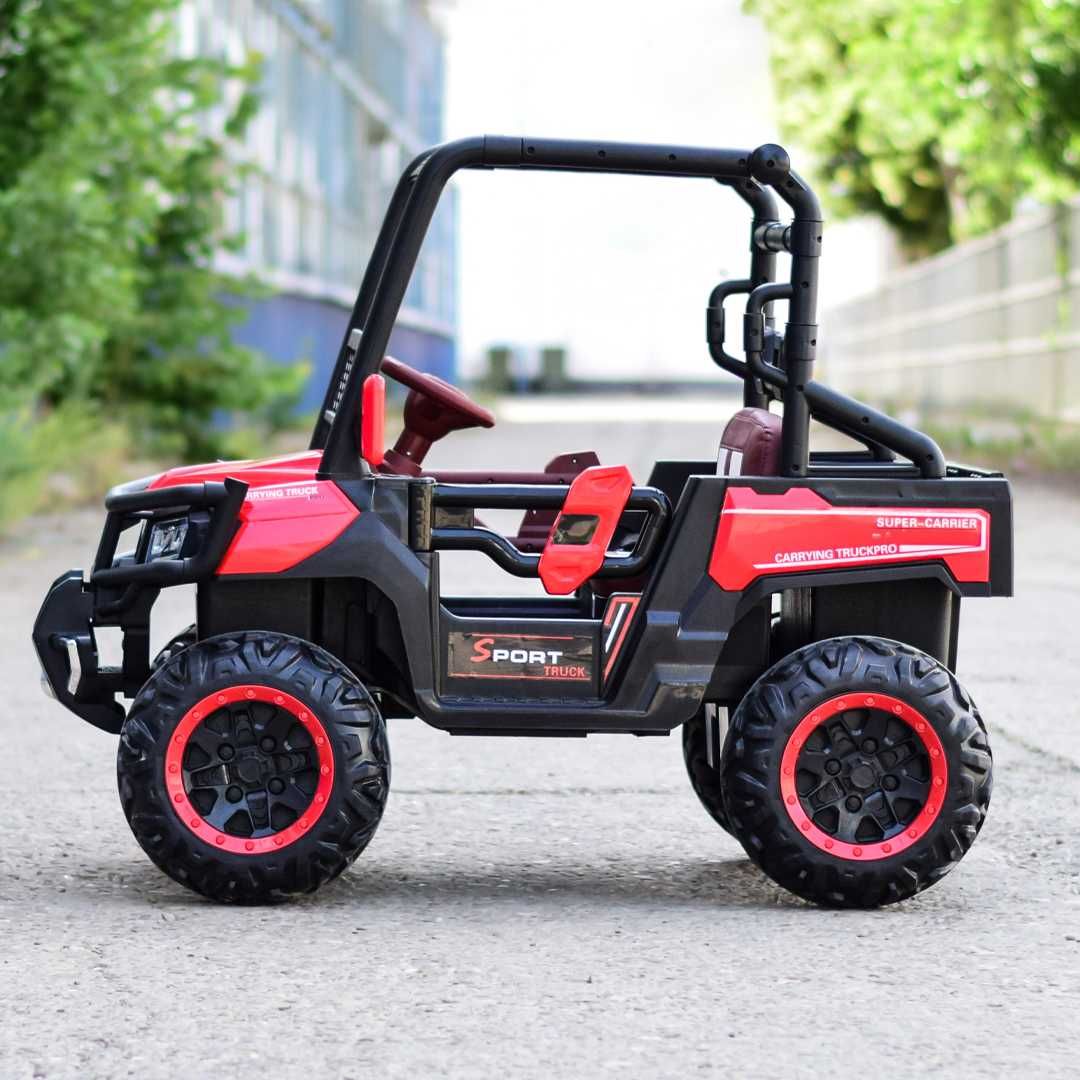 UTV electric 4x4, pentru 2 copii, Super-Carrier 140W 12V Premium