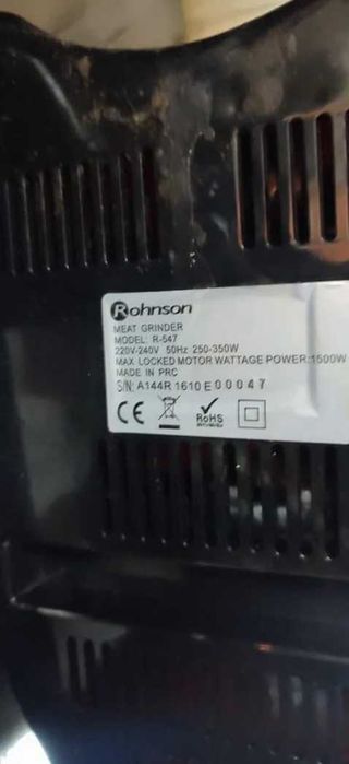 Masina de tocat Rohsohn