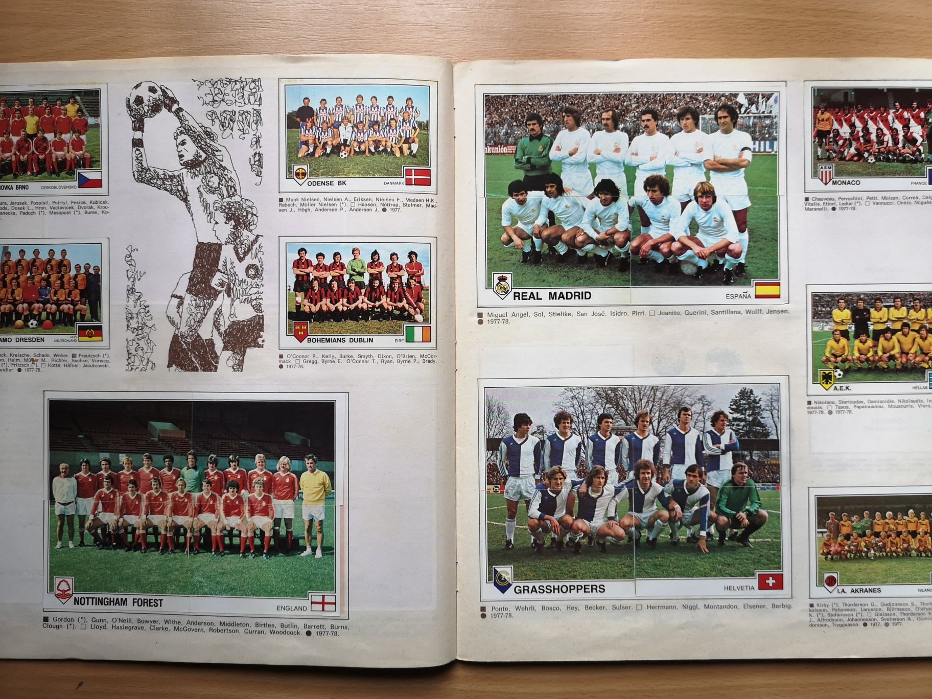 Mega rar! Panini Euro football 79 Album complet original 1979 Italia