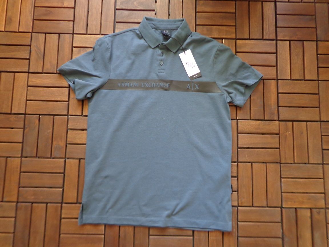 Мъжка поло тениска Armani Exchange Logo Polo T-shirt