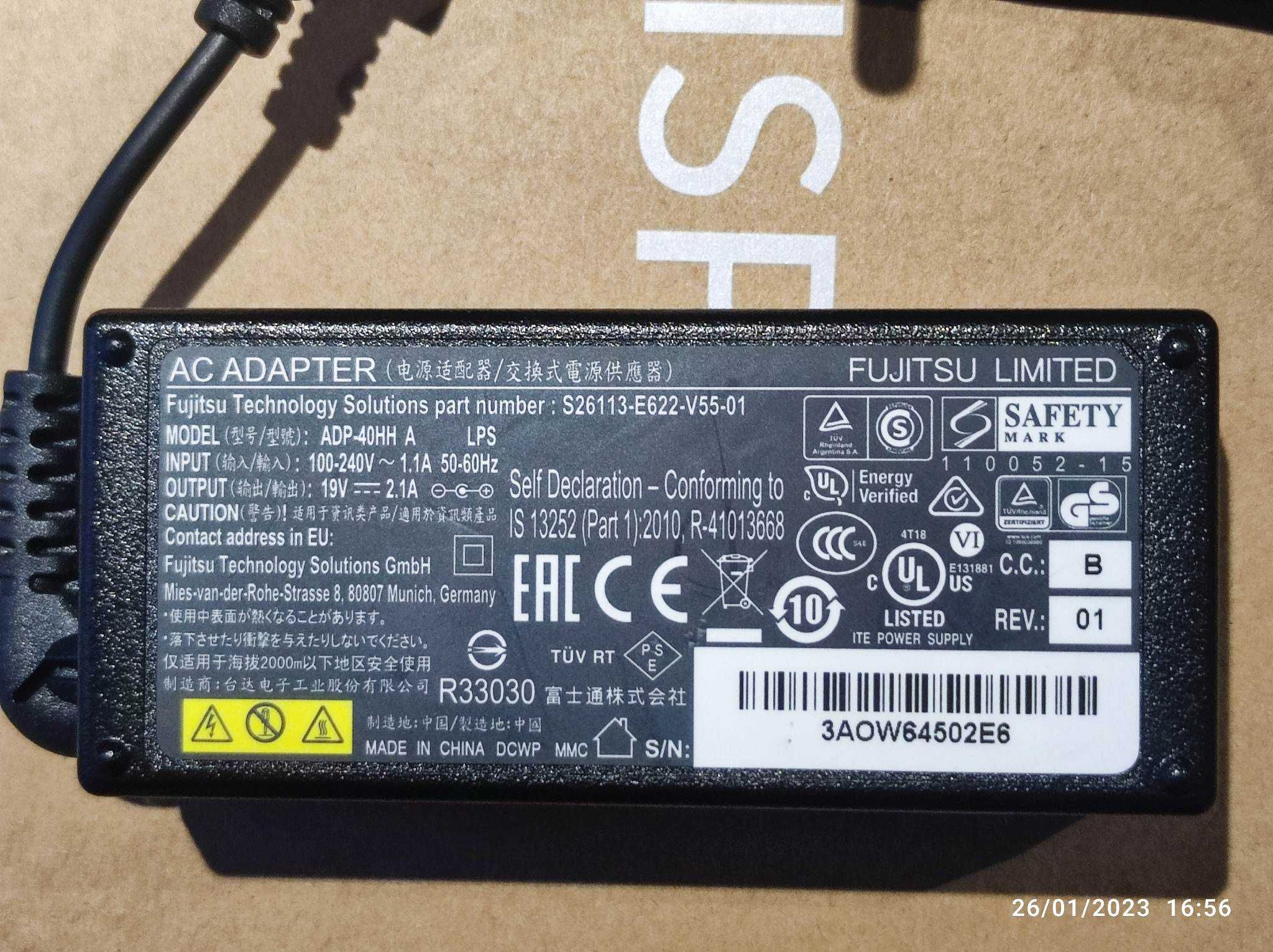 Fujitsu ADP-40HH A 19V/2.1A/40W, оригинален адаптер