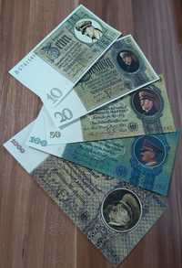 5 bancnote proiect fantezie ww2 Germania