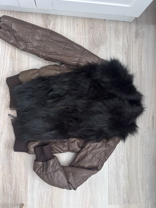 Relish дамско яке с естествен косъм