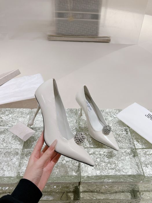 Pantofi Jimmy Choo albi marimi 35-40, tip Premium