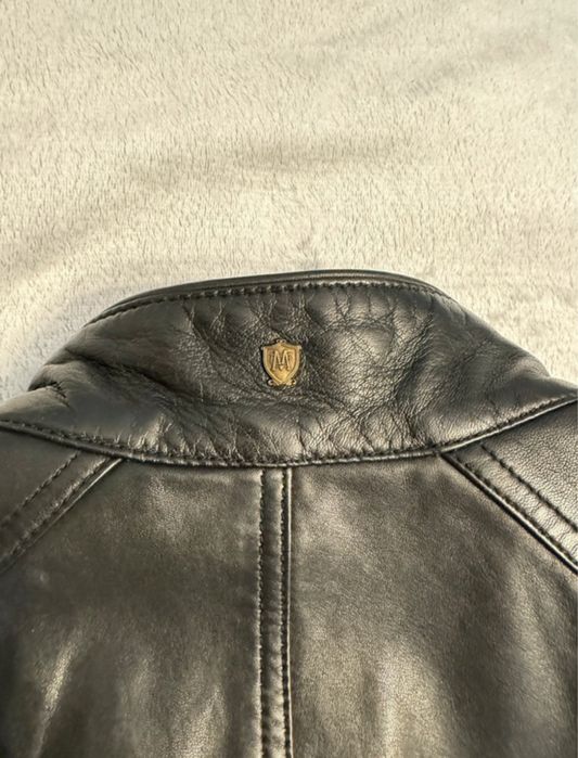Geaca din piele Massimo Dutti