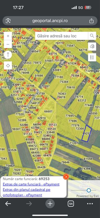 Vând teren intravilan 22 ari – Ortelc, str. Onului (Zalău)